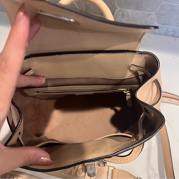 MCM Visetos Small Essential Backpack Beige - Picture 8 of 11